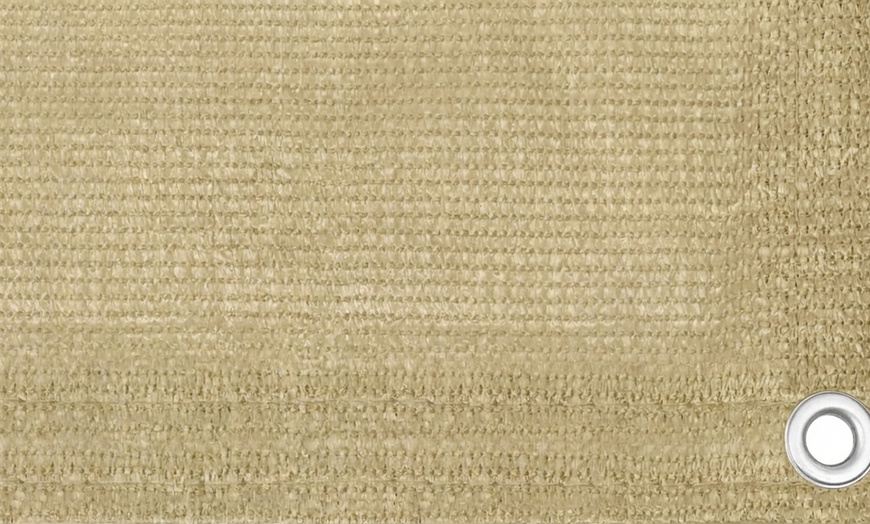 Image 18: Voile d'ombrage résistante au vent avec œillets métalliques