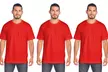 3 Pack - Men's Big & Tall Crewneck 100% Cotton Tee (2XL - 5XL) - Second Medium