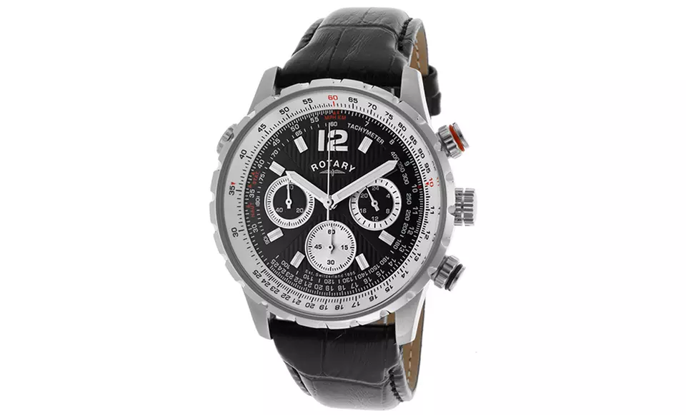 Men's Rotary Aviator Watches. Multiple Styles Available. Free Returns. - Second Medium