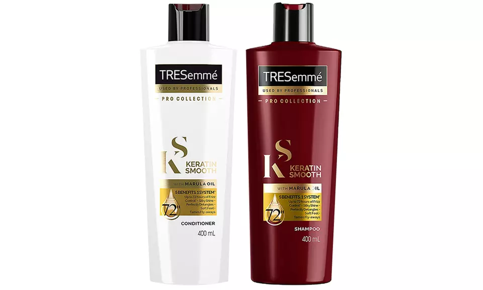 Duo shampoing et après-shampoing à la kératine 400ml ou 700ml Tresemmé - Primary Image