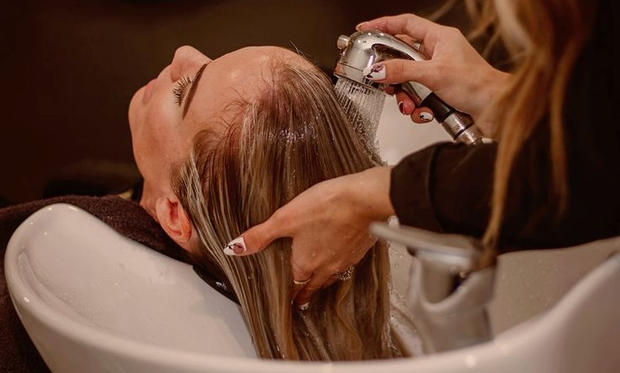 Image 15: Haircut with Highlights at On Point Hair, Beauty & Aesthetics 