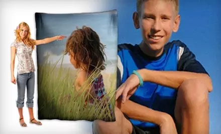 $30 for $60 Toward Photo Blankets, Pillows, and More or $45 for a Plush Fleece Photo Blanket (Up to $109.99 Value) from PersonalThrows.com - Primary Image