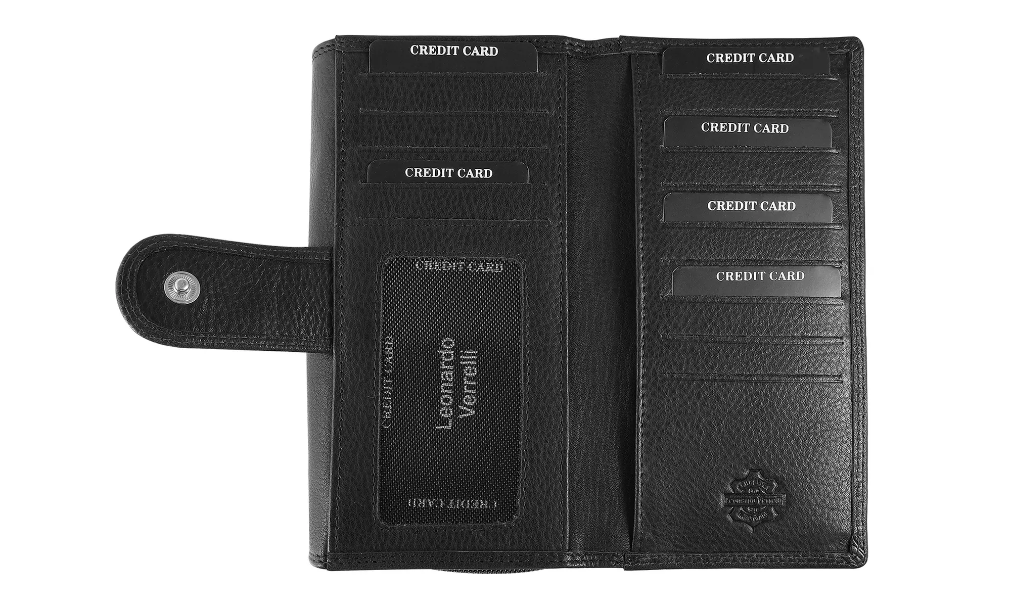 1x oder 2x Leonardo Verrelli Damen-Geldbörse mit RFID-Schutz