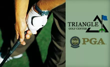 $29 for a One-Hour Lesson and One Medium Bucket of Driving-Range Balls at Triangle Golf Center ($68 Value) - Primary Image