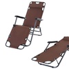 Image 6: Outsunny 2 in 1 Folding Sun Lounger Reclining Garden Chair