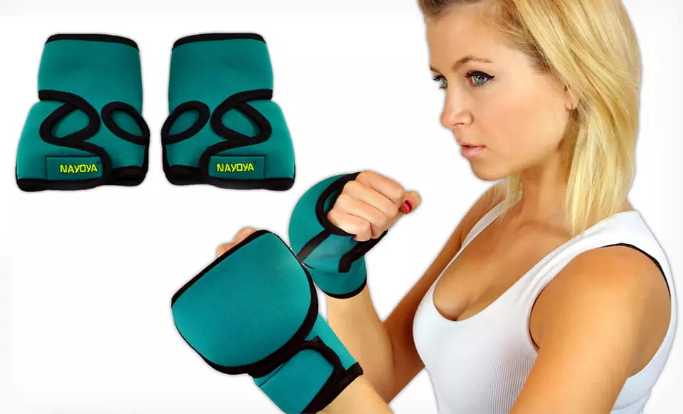 $14.99 for One Pair of Nayoya Weighted Piloxing and Sculpting 1 Lb. Workout Gloves ($34.99 List Price). Free Returns. - Primary Image