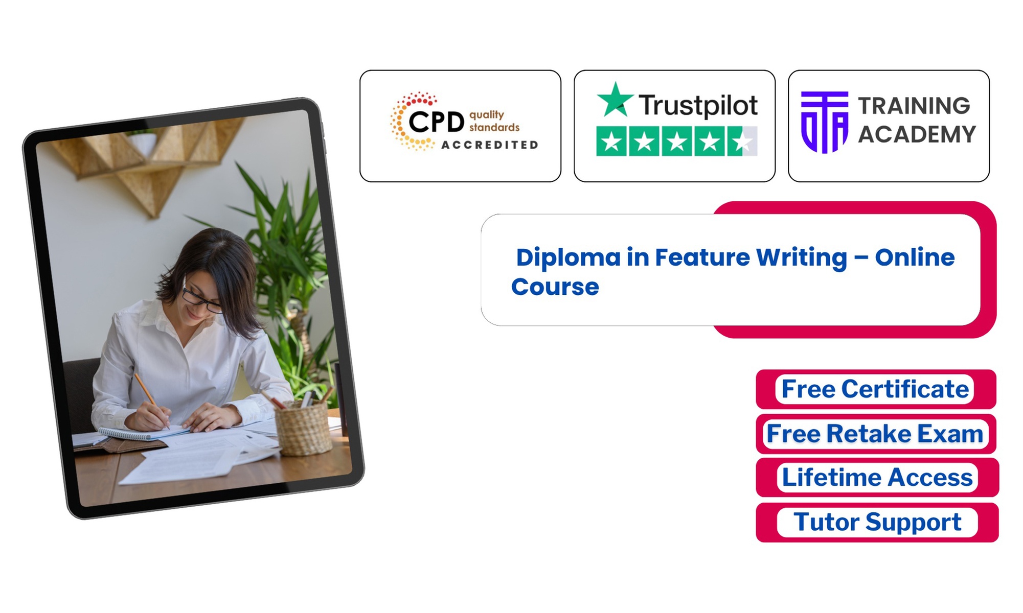 Learn Diploma in Feature Writing or Lifetime Membership to 2000+