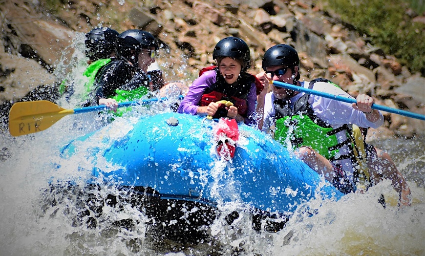 Image 1: Half or Full-Day Rapids Trip for 1, 2, or 4 People