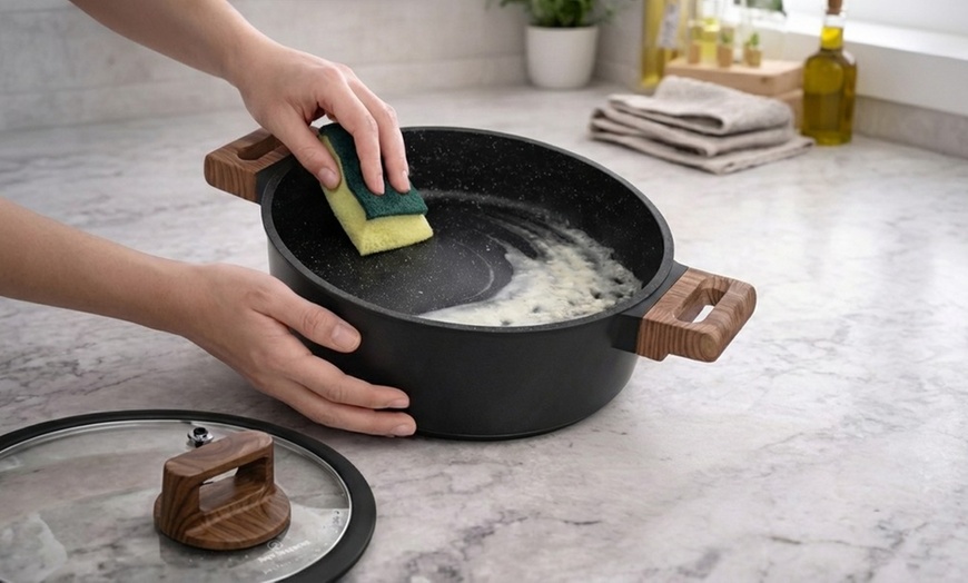 Image 13: Cocotte avec couvercle, batterie de cuisine de 6 ou 13 pièces