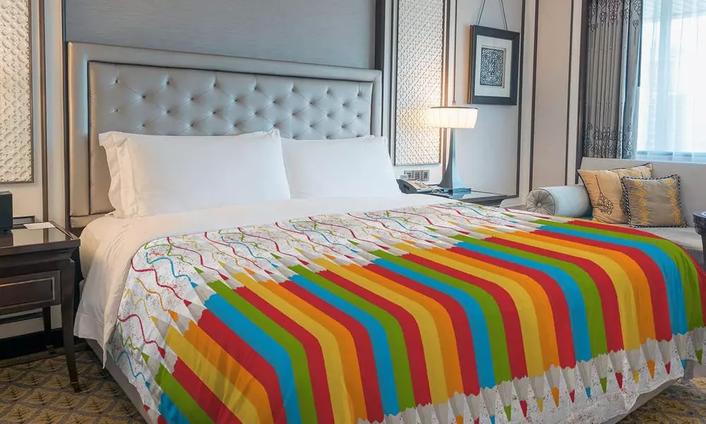 Copriletto Primavera-Estate in cotone piquet