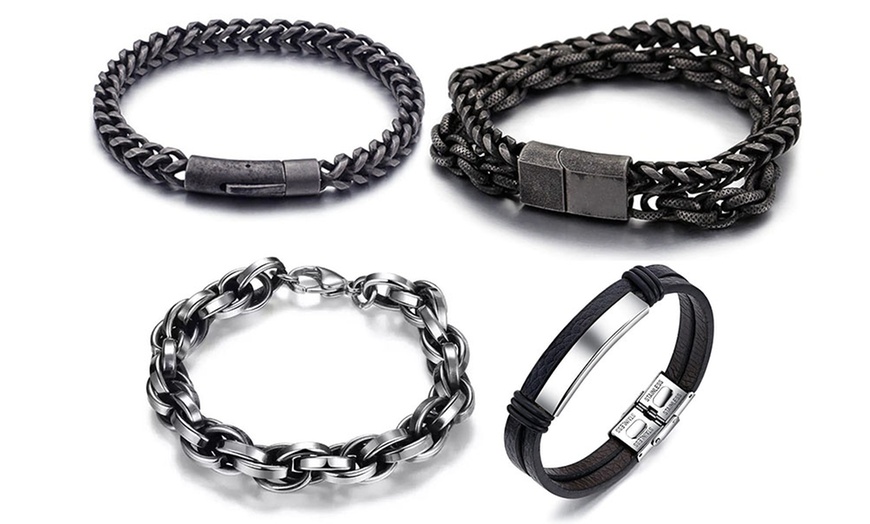 Image 1: Sélection de bracelets pour homme