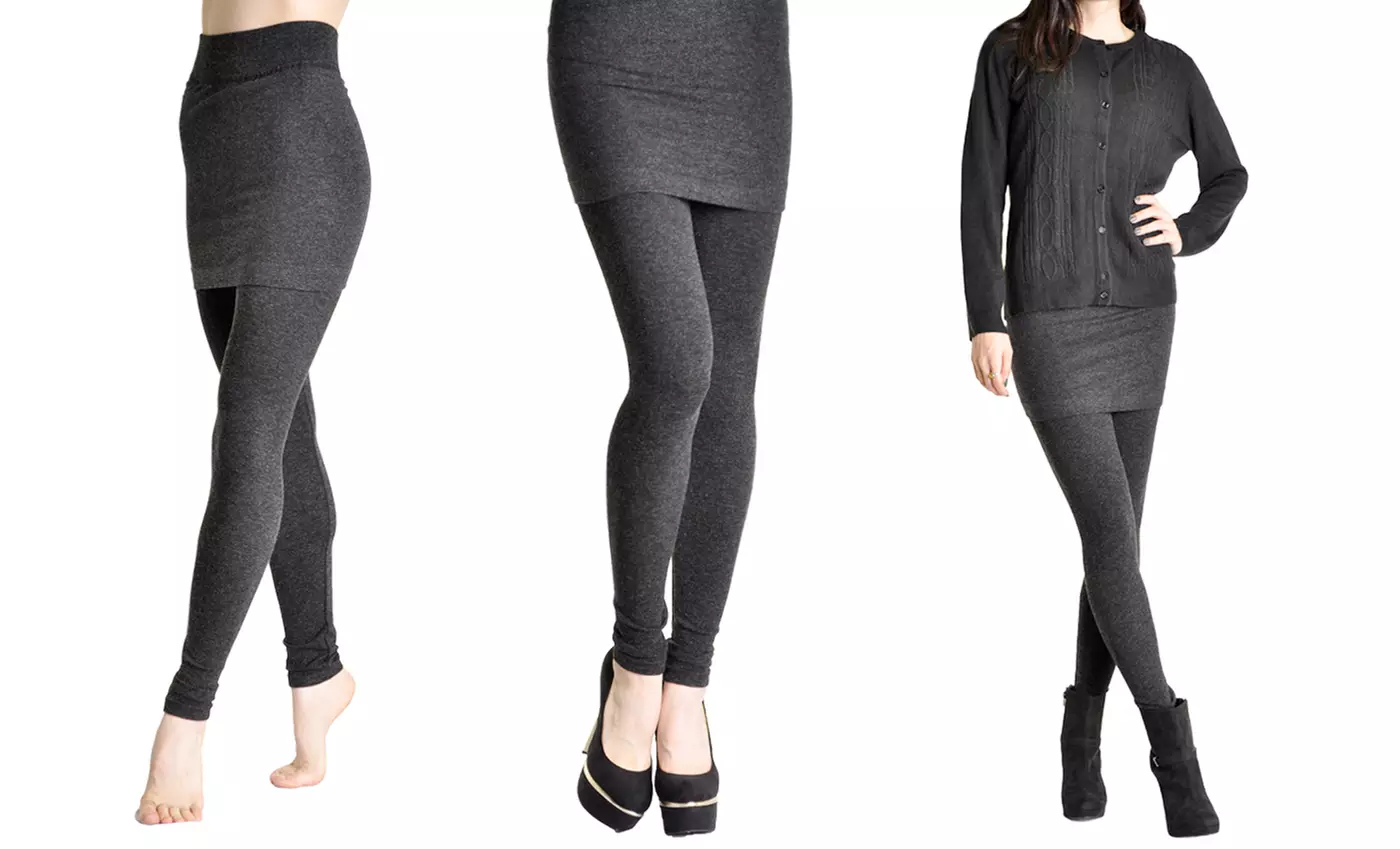 Women's Mini Skirt Leggings - Primary Image