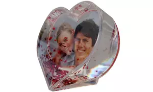 Bola o corazón de metacrilato personalizados con tu fotografía desde 9,90 €
