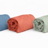 Image 4: Lot de 3 draps-housse en microlavée