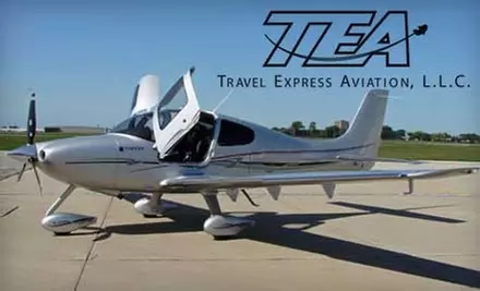 $185 for a One-Hour Introductory Flight Lesson at Travel Express Aviation in West Chicago ($365 Value) - Primary Image
