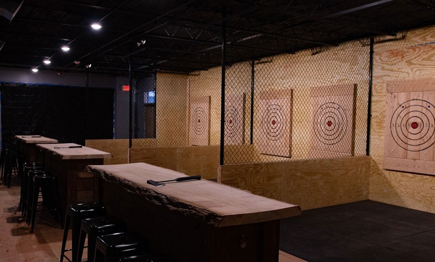 Image 3: Axe Throwing: One or Two Hours of Fun for Up To Eight People 