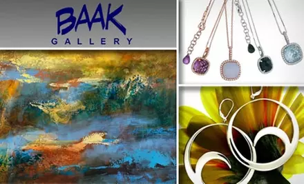 $30 for $60 Worth of Silver, Art, and Jewelry at Baak Gallery or Abrano Silver - Primary Image