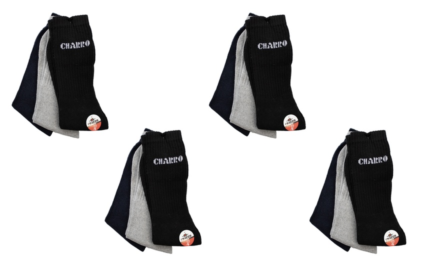 Image 11: 6er-, 12er- oder 24er-Pack El Charro Tennis-Socken