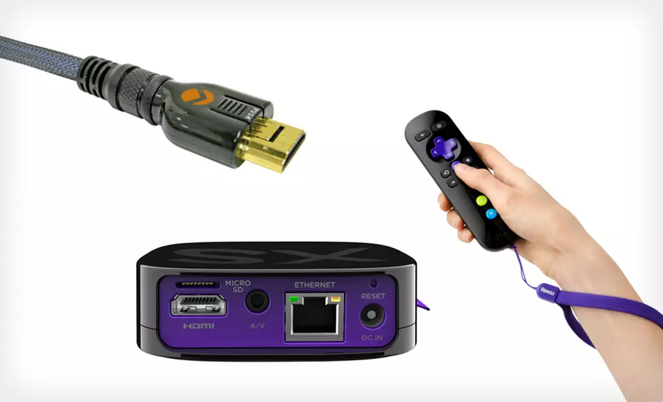 Roku 2 XS 1080p Streaming Player with Optional Perfect Path HDMI Cable (Up to 31% Off). Free Shipping and Free Returns. - Second Medium