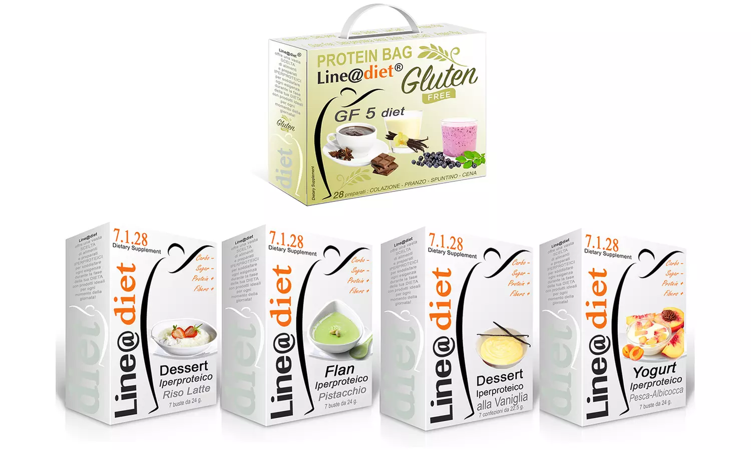 Line@Diet: cure de 7 jours repas protéinés sans Gluten - Second Medium