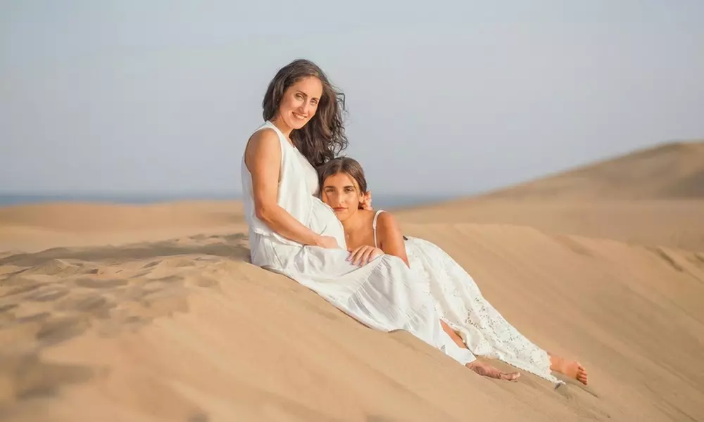 Sesión fotográfica Dulce espera con fotos editadas en alta resolución