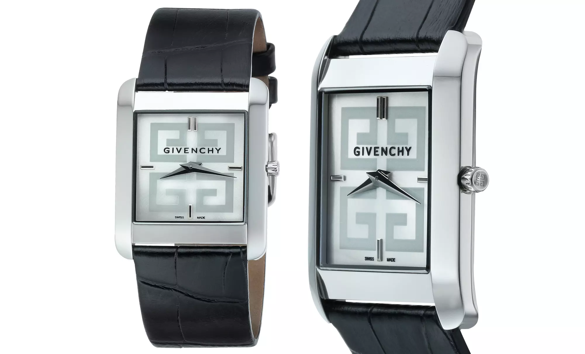 Givenchy Men's Swiss-Made Watch with Black or Silver Dial. Free Returns. - Second Medium