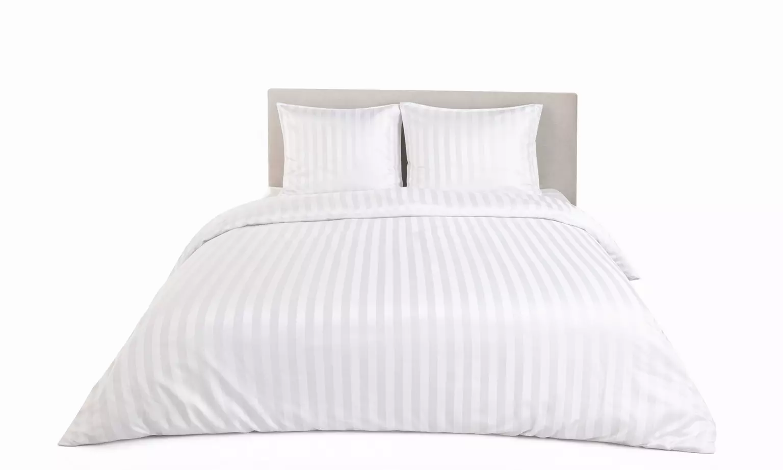 Parure de lit SATIN DOBBY uni