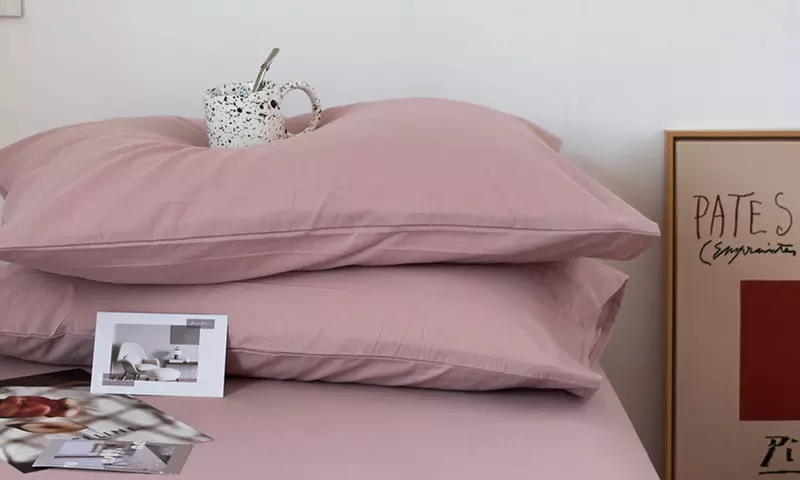 Pure Cotton 2 Piece Pillowcase Set