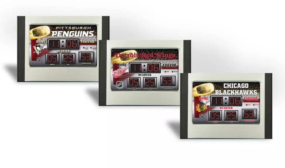NHL Scoreboard Desktop Alarm Clock - Primary Image
