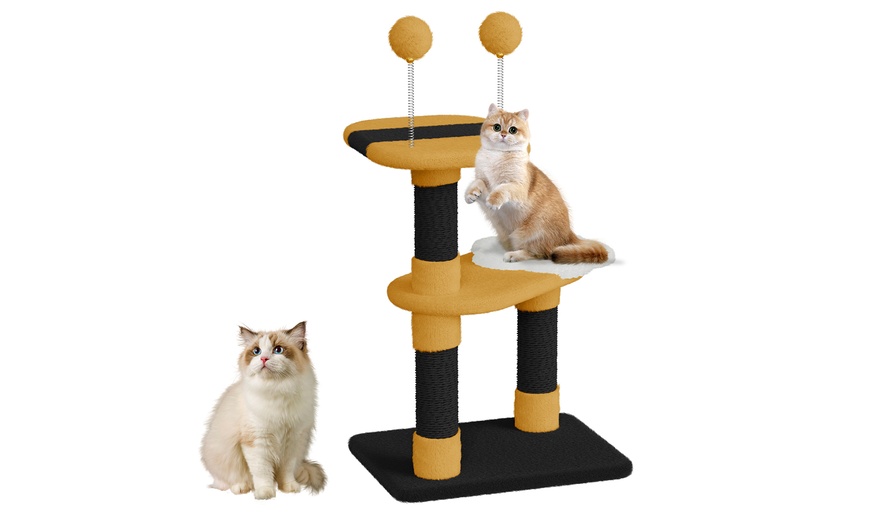 Image 16: 70, 79 or 131cm Multi Level Indoor Cat Tree