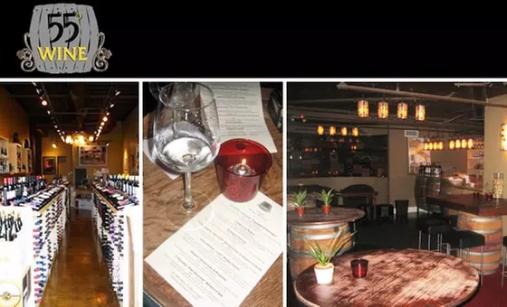 $25 for $50 Worth of Wine and Beer at 55 Degree Wine - Primary Image