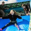 Image 9: Bounce Camp: Family Tickets for 640ft Inflatable Obstacle Course Fun