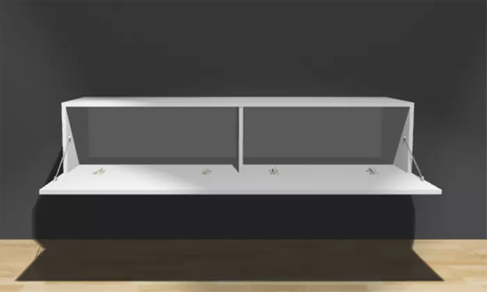 Rocco Floating Gloss TV Cabinet in Choice of Colour & Size from £74.99 With Free Delivery - Image 7