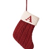 Image 6: Letter Christmas Yarn Knitted Sock Pendant