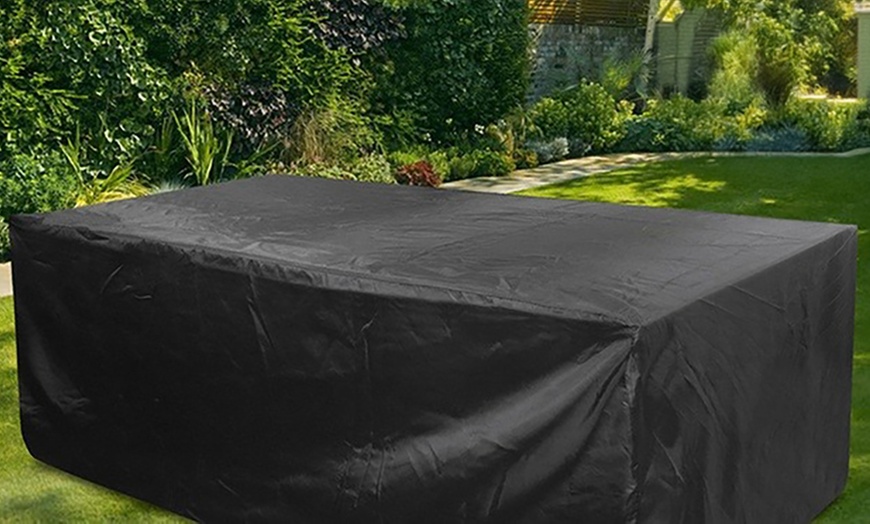 Image 1: Waterproof Outdoor Patio Furniture Covers Dust Proof for Table Chair Seat Sofa