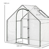 Image 3: Outsunny Walk-in Greenhouse; Apex or Round