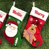 Image 1: Personalised Holiday Stockings with Names, Characters & Charm