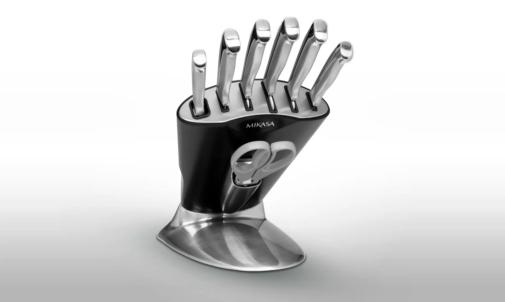 Mikasa Stainless Steel and Ceramic Cutlery Set, 8-Piece - Primary Image