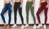 LESIES Women's Active Fleece Lined Leggings with Phone Pocket S-2x