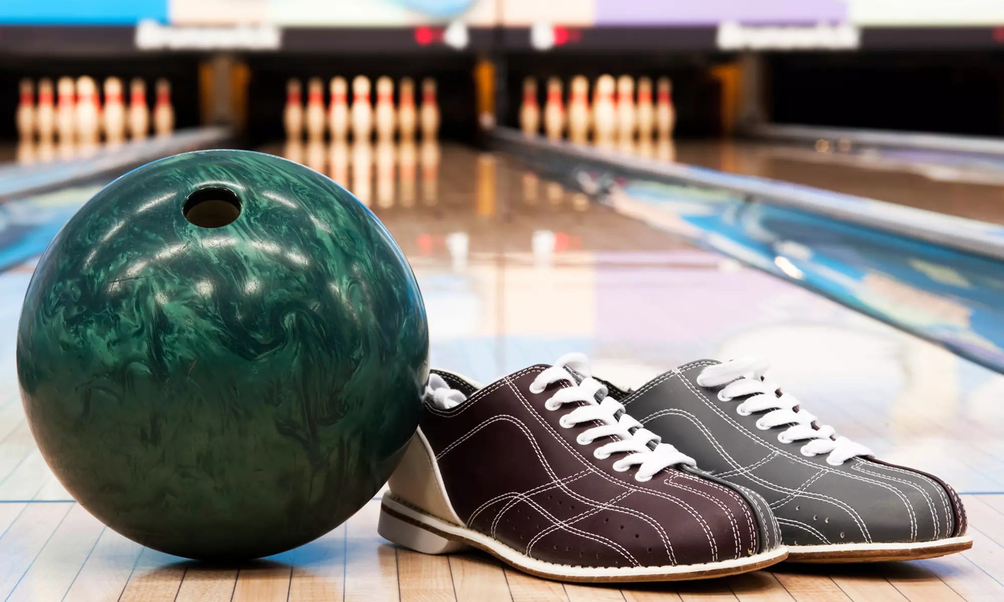 Two Games of Bowling with Shoe Rental for Two, Four, or Six at All Star Lanes (Up to 48% Off) - Primary Image