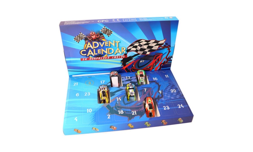 Image 2: 24-Day Race Car Advent Calendar, Limited Edition Racing Cars