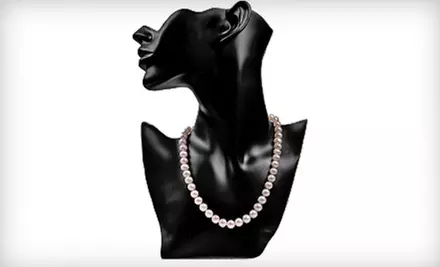 $89 for an Authentic 18-Inch Pearl Necklace with 14-Karat White-Gold Filled Clasp from My Pacific Pearls ($450 Value) - Primary Image