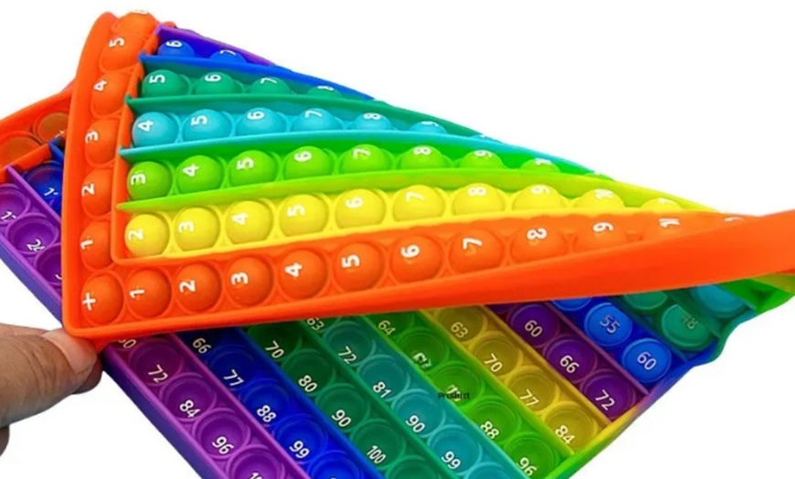 Image 3: Math Multiplication and addition Bubble Pressing Educational Toys 
