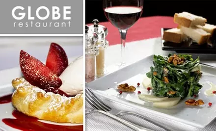 $20 for $40 Worth of Artisan Pizzas, Seasonal Entrees, and Drinks at Globe - Primary Image
