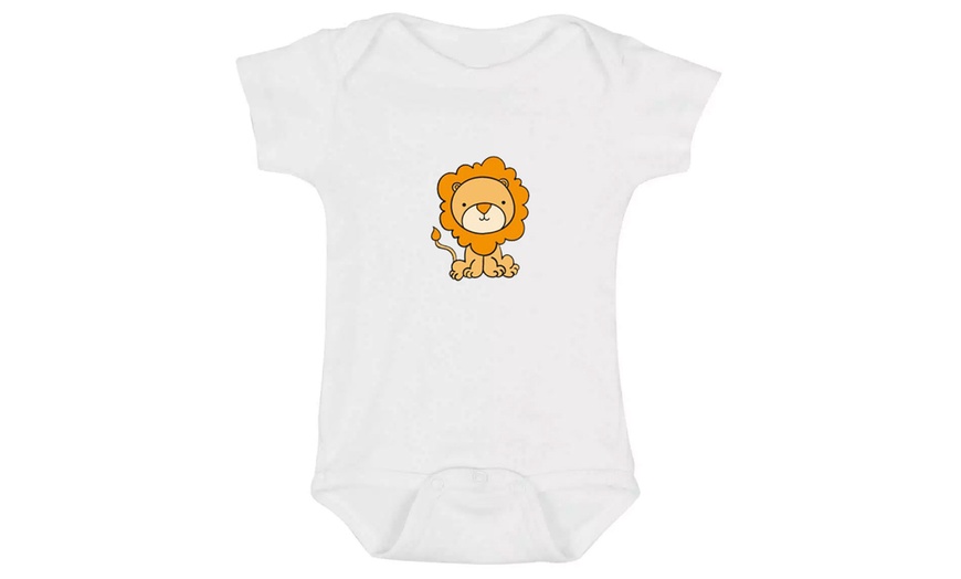 Image 4: Animal Multipack Babygrows