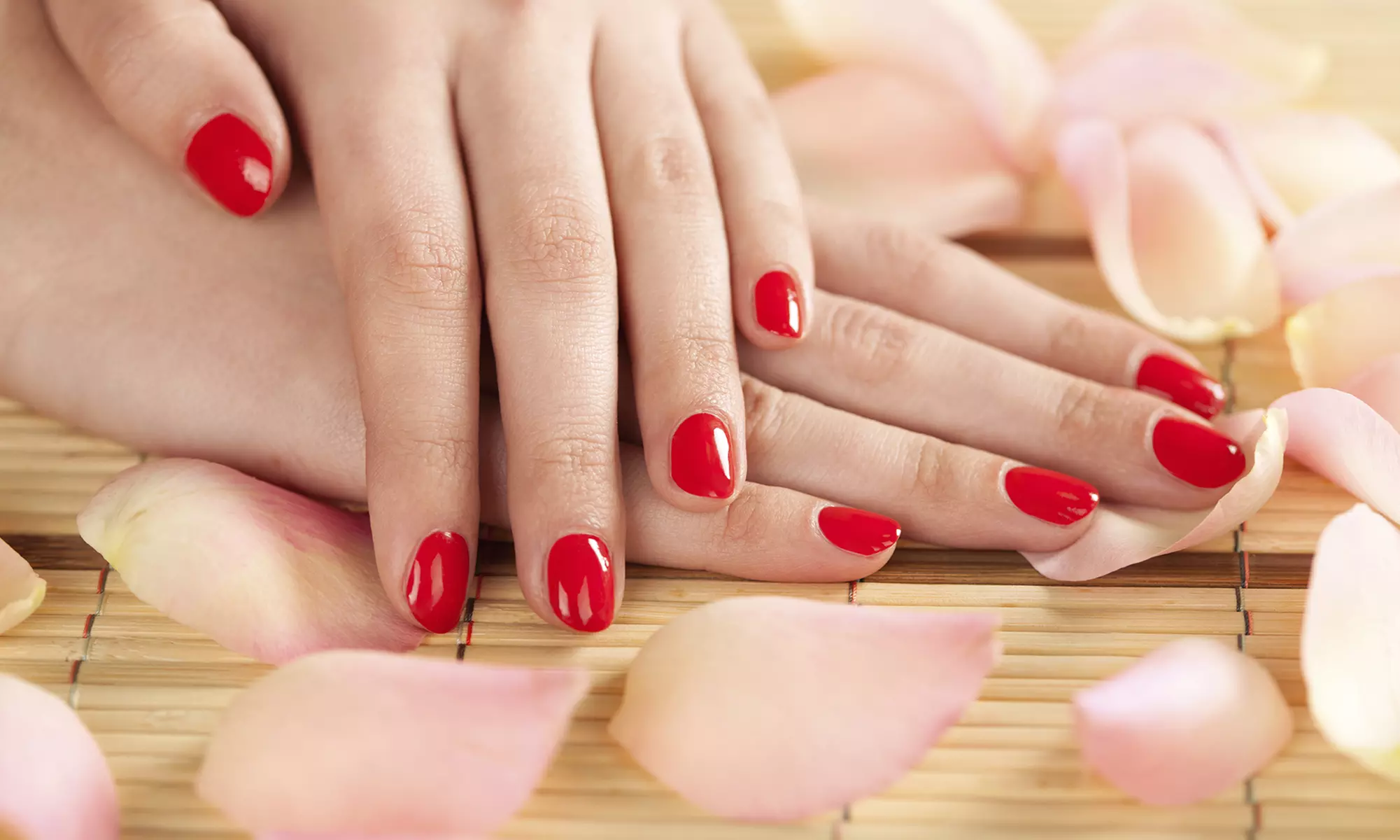 Classic or Signature Manicure and Pedicure with Opt. Full Set of Acrylics at V.I.P Nails & Spa (Up to 31% Off) - Primary Image