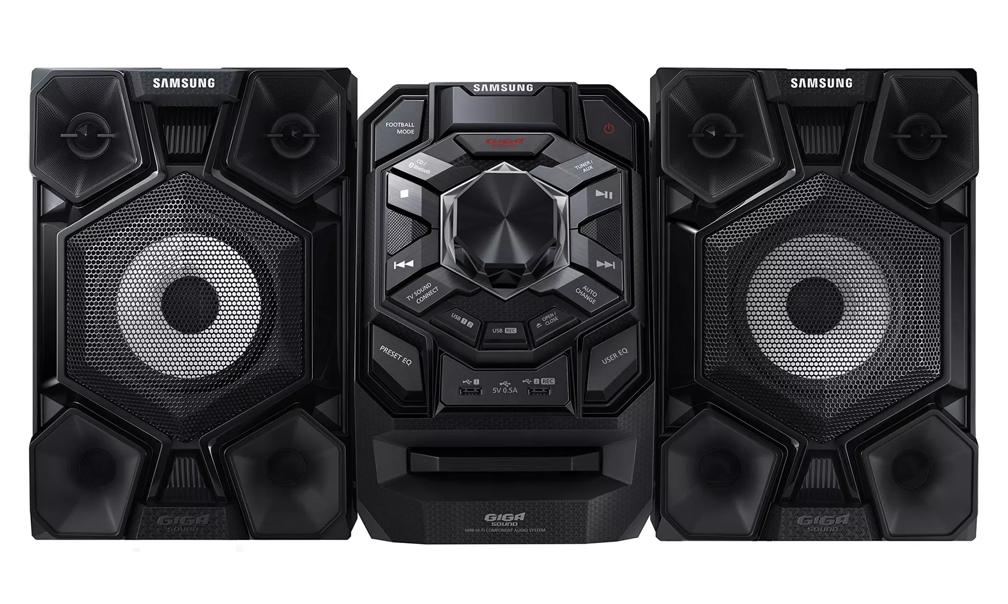 Samsung 230-Watt or 1,600-Watt Giga Sound System with Bluetooth, CD Player, and FM Radio - Second Medium