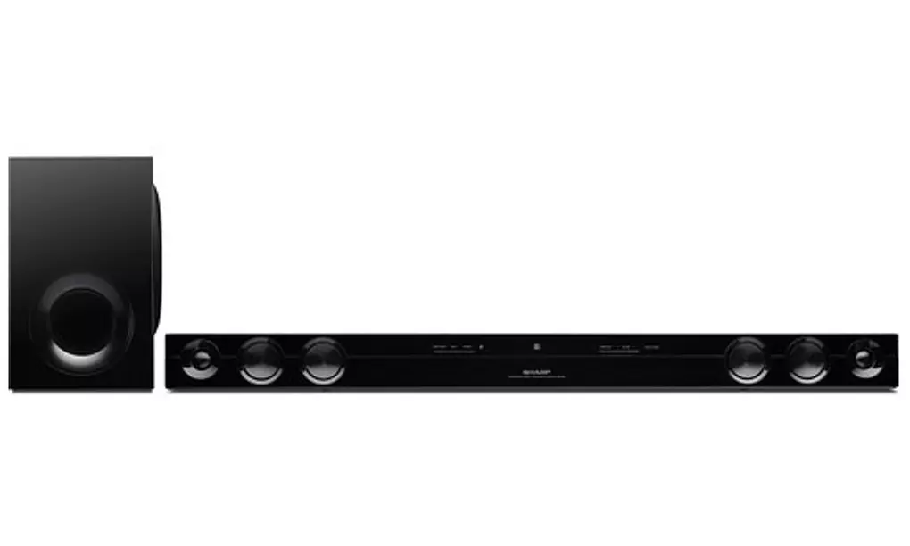 Sharp 2.1-Channel Bluetooth Sound Bar System with Wireless Subwoofer and Remote Control - Second Medium