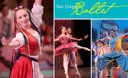 $20 Tickets to San Diego Ballet's "The Nutcracker" ($40 Value). Buy Here for December 5, 2:30 p.m., at East County Performing Arts Center. Additional Dates and Locations Below. - Primary Image