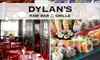 $20 for $45 worth of Sushi, Grilled Eats, and More at Dylan’s Raw Bar & Grille 